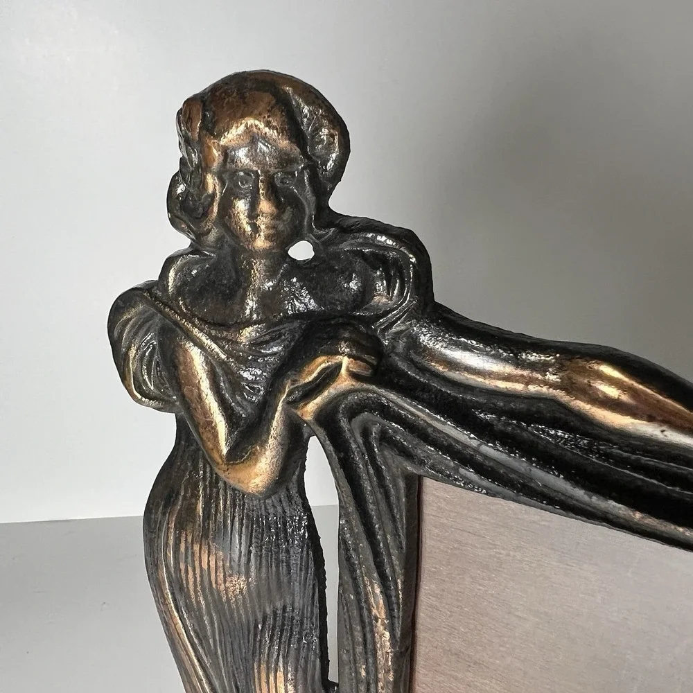 Price Products Art Nouveau Lady Adorned Metal‎ Frame